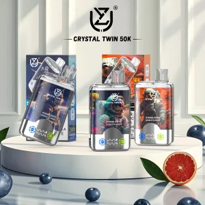 UZY CRYSTAL TWIN 50K Puffs  (Double Flavors) Disposable vape | EU Warehouse